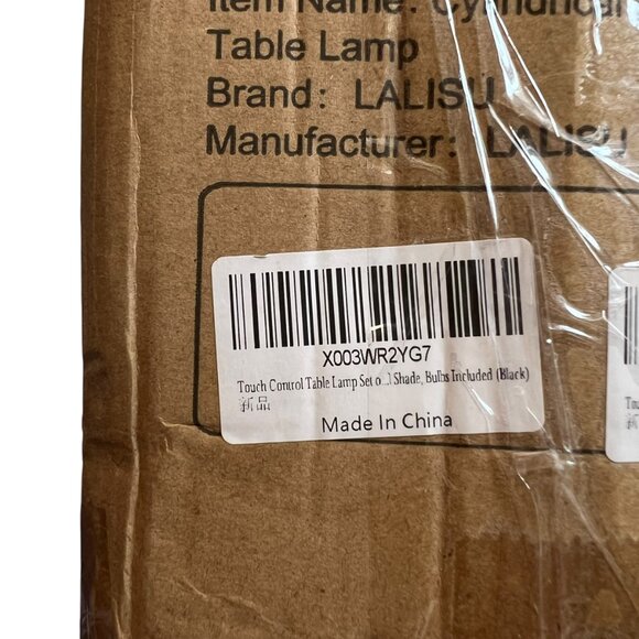 Touch Control Table lamps black metal shade - Picture 3 of 3